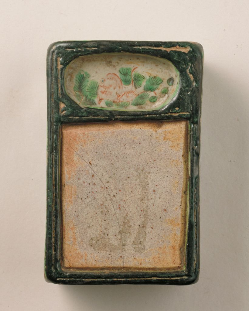 图片[2]-Five-color porcelain warm inkstone-China Archive